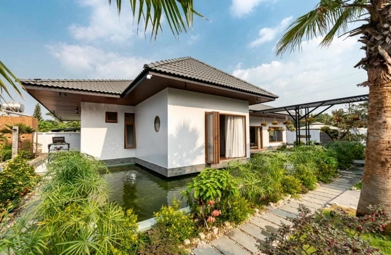 mẫu nhà vườn mini đẹp phong cách nhỏ gọn tinh tế