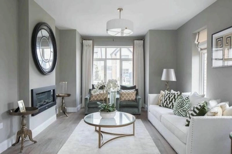 màu xám trắng sơn nhà gợi ý đẹp mắt cho không gian sống