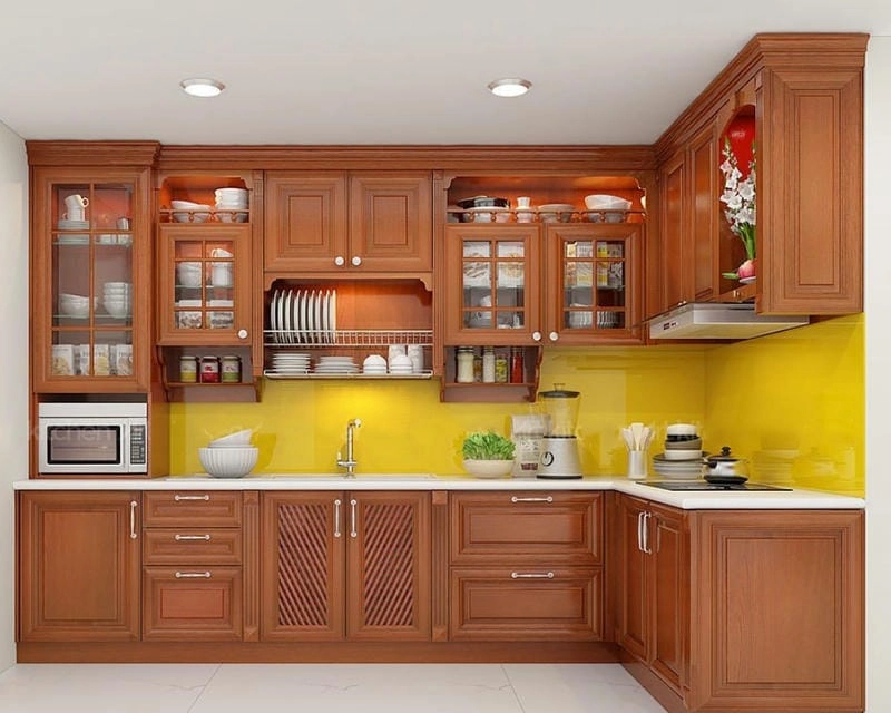 mẫu kệ bếp bằng gỗ truyền thống hiện đại tùy theo sở thích