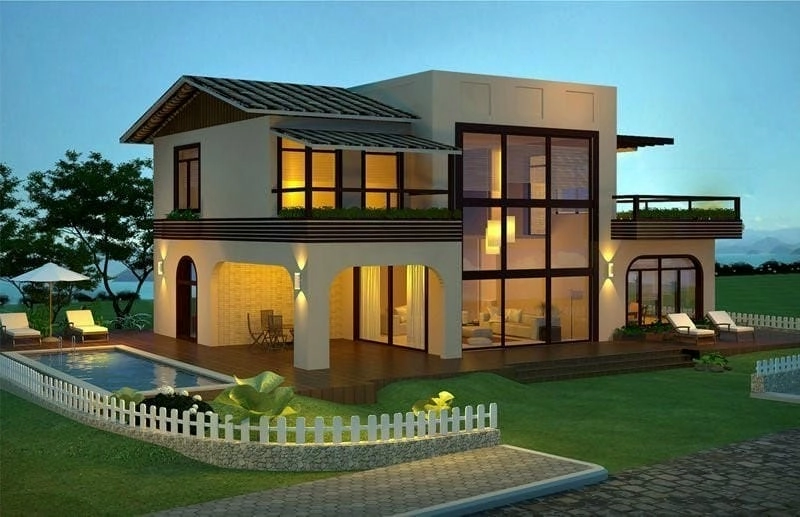 mẫu mặt tiền nhà biệt thự đẹp thu hút ánh nhìn ấn tượng