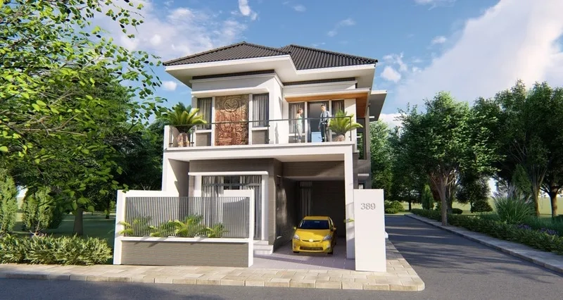 Chiêm ngưỡng mẫu nhà mái thái 2 tầng tân cổ điển sang trọng