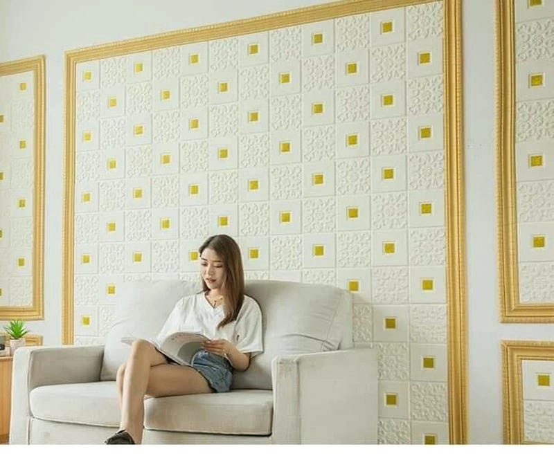 Trang trí với mẫu tường dán xốp đẹp vừa bền vừa đẹp