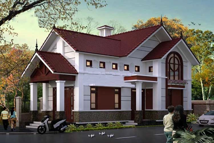 Ngắm mẫu nhà gác lửng mái thái nhà đẹp mới sài gòn hiện đại