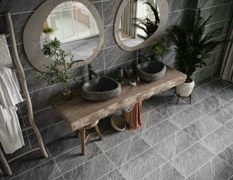 mẫu gạch nền nhà tắm đẹp 2020 dễ lau chùi bền màu