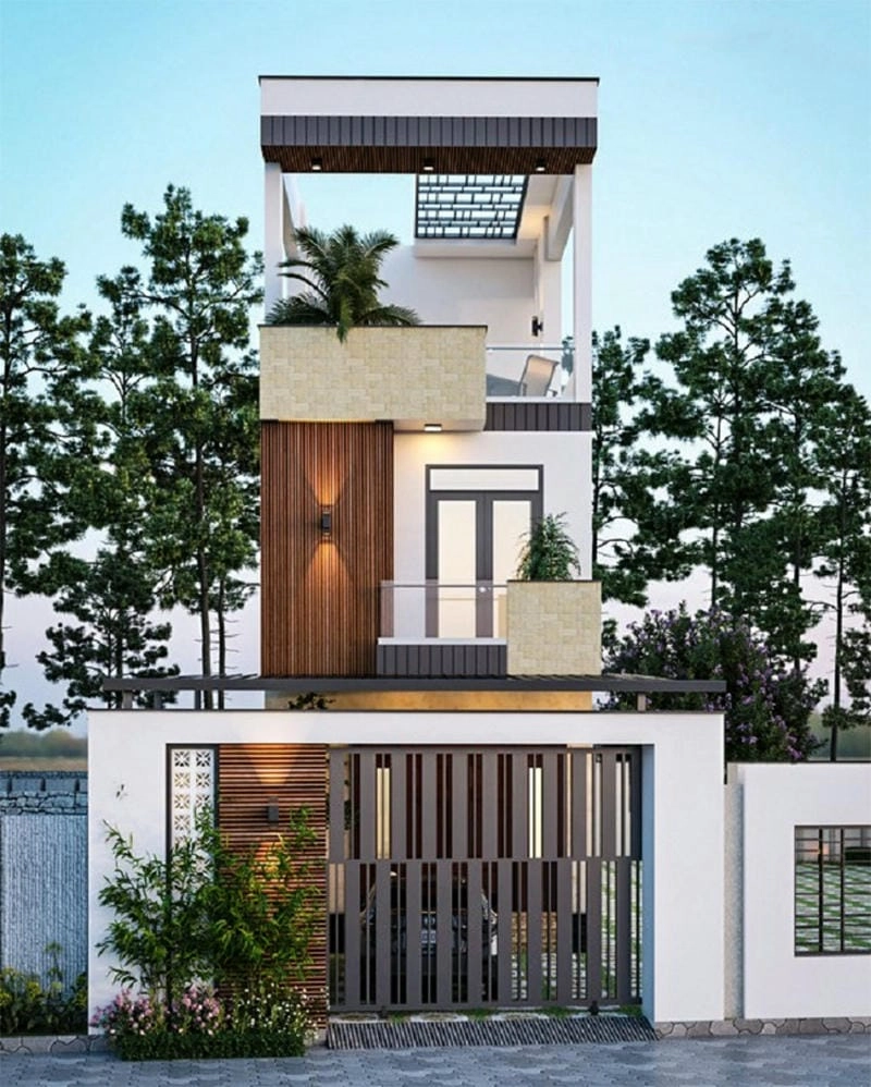 Khám phá mẫu nhà phố mặt tiền 4-5m 5m