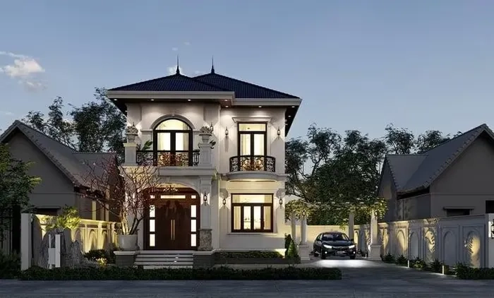 Khám phá mẫu nhà vườn đẹp mái nhật mẫu nhà vườn 2 tầng