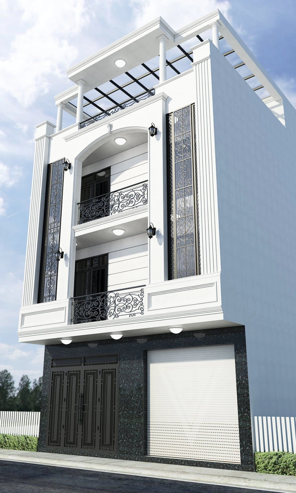 Xem ngay những mẫu nhà phố đẹp 2017 tiện nghi