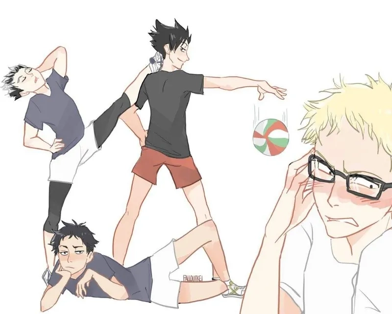 Tương tác trong Bokuto Akaashi manga khiến fan bấn loạn