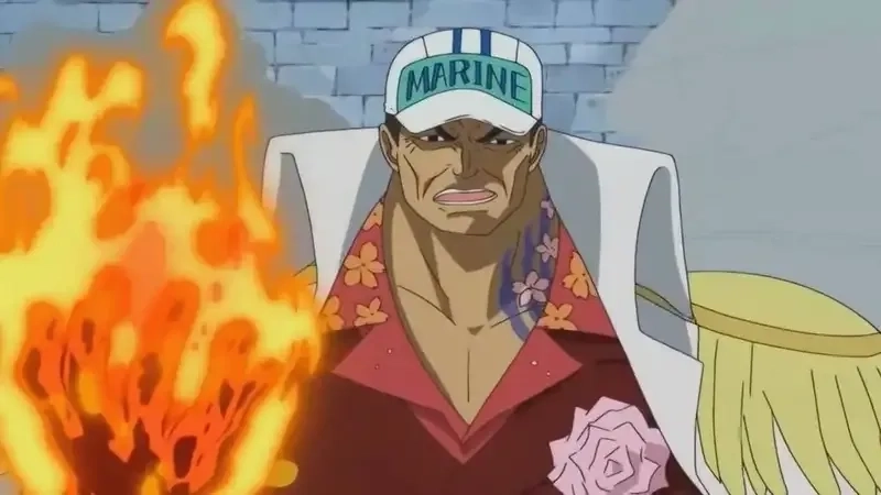 Akainu age là khoảng 55 tuổi sau timeskip theo thông tin chính thức