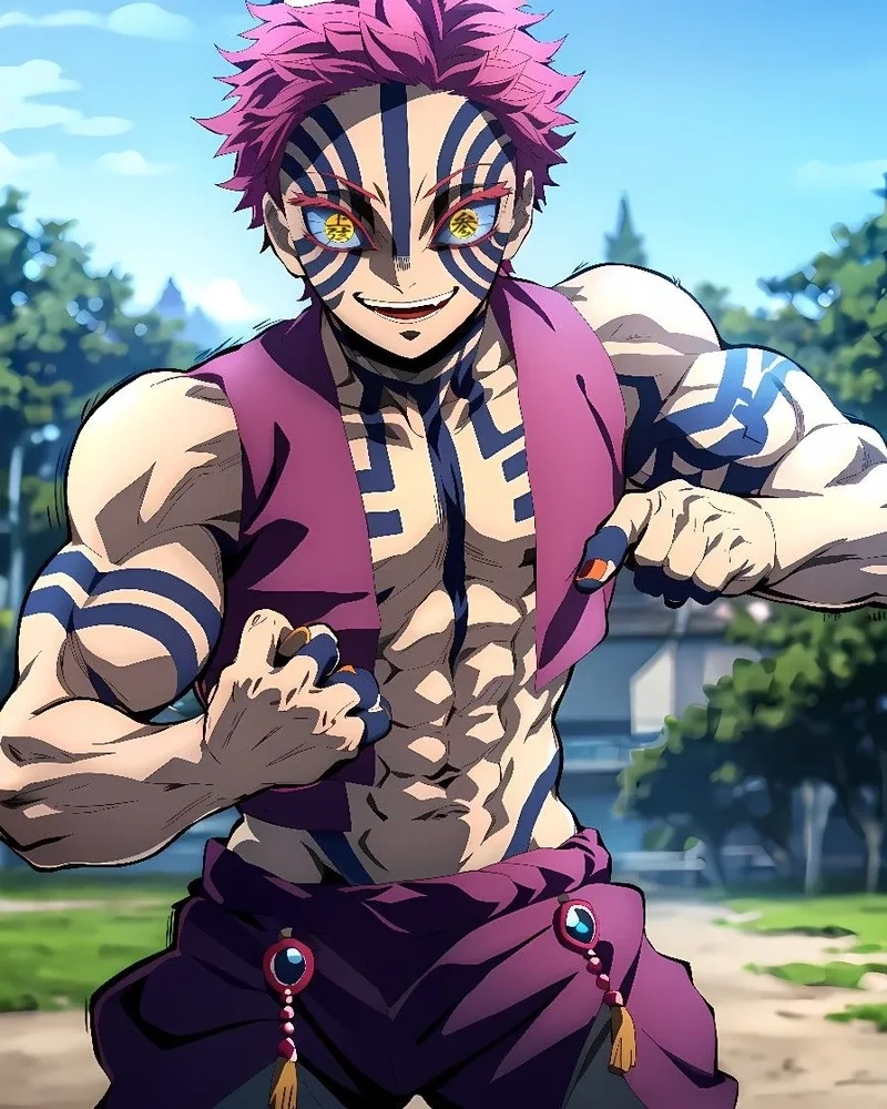 Akaza là Thượng Huyền Tam trong Demon Slayer, có quá khứ đầy bi kịch