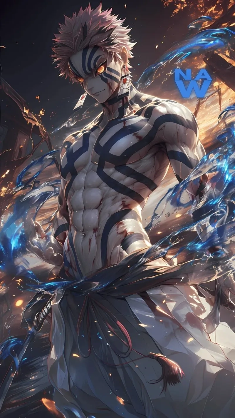 Ảnh akaza ngầu là lựa chọn hàng đầu của fan khi làm hình nền hoặc avatar