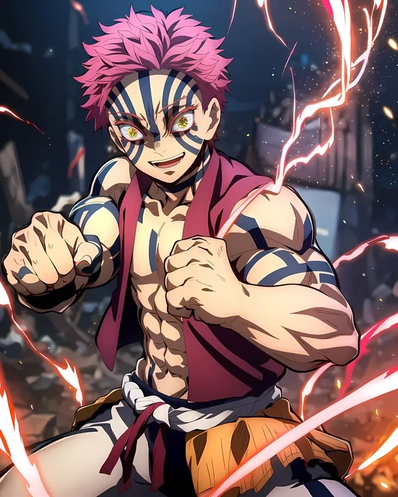 Akaza là ai? Là một quỷ mạnh bậc nhất từng là con người có trái tim nhân hậu