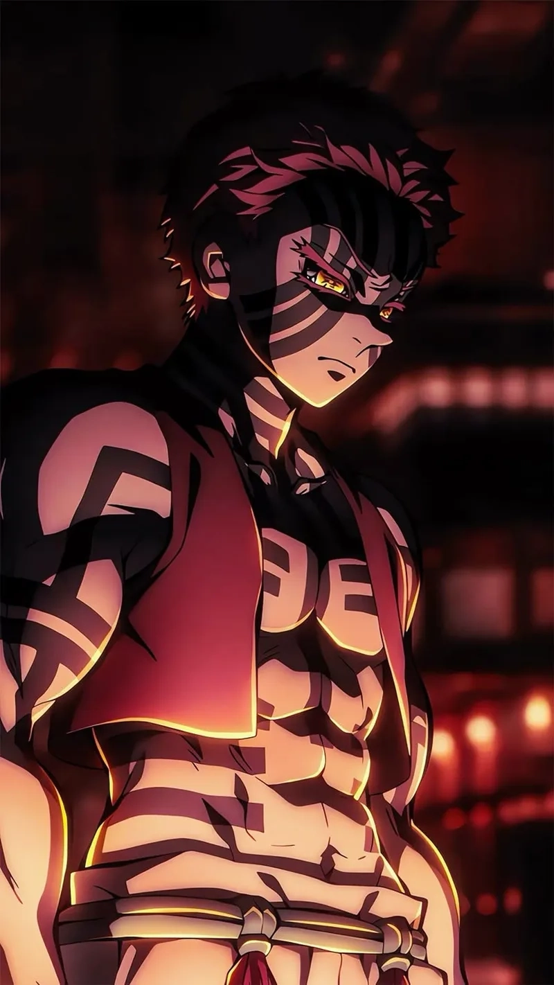 Demon slayer akaza fanart được yêu thích nhờ tạo hình ngầu và biểu cảm sắc nét