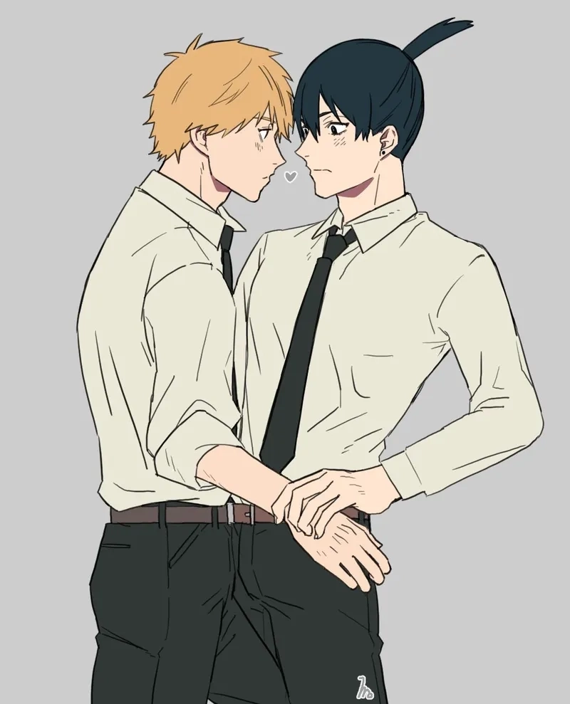 Aki x Denji comic thường là các tranh ngắn dễ thương hoặc hài hước được fan đăng tải