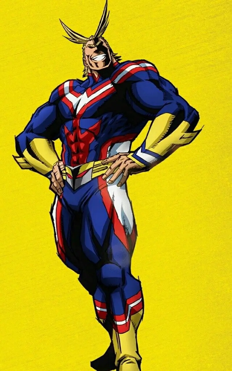 All Might Hero Academia luôn xuất hiện như người thầy và hình mẫu lý tưởng cho các anh hùng trẻ tuổi.