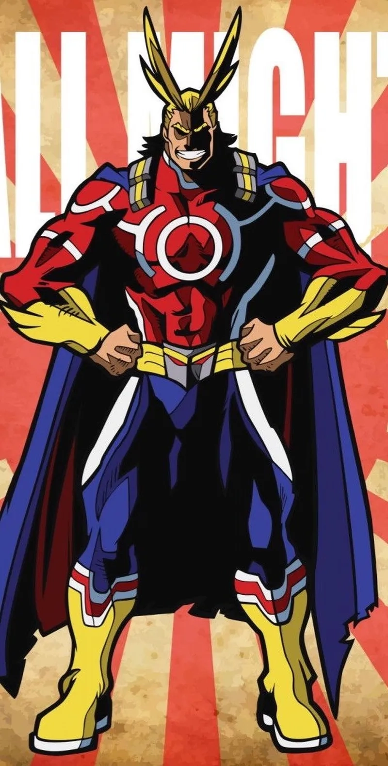All Might official art là hình ảnh chính thức từ nhà sản xuất anime/manga.