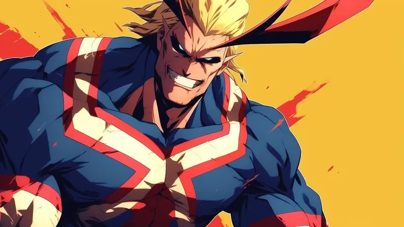 Ảnh All Might đa dạng từ tranh vẽ, anime đến fanart chất lượng cao.