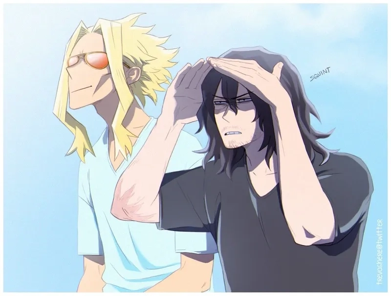 Aizawa x All Might là một trong những cặp đôi được fan hâm mộ tạo nội dung fanfic và tranh vẽ.