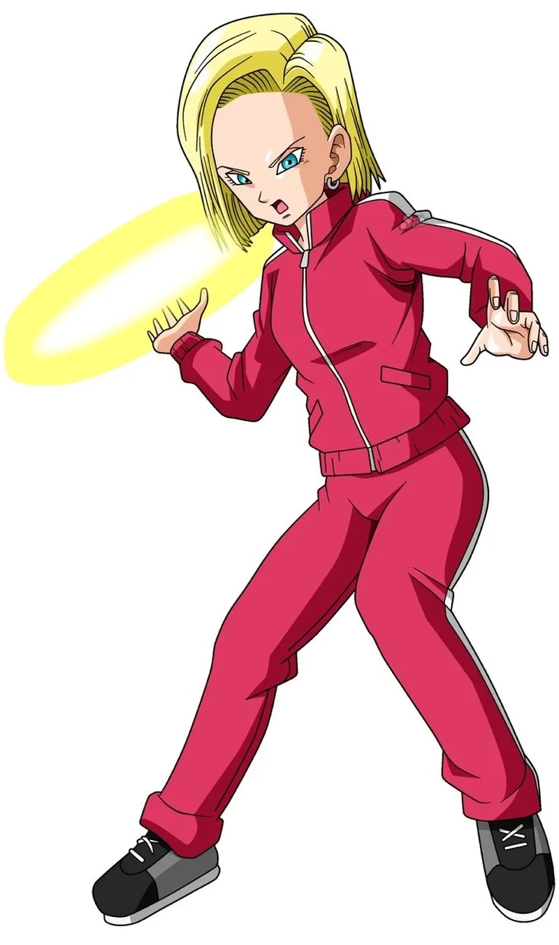 Tạo hình mạnh mẽ và xinh đẹp của Android 18 trong Dragon Ball