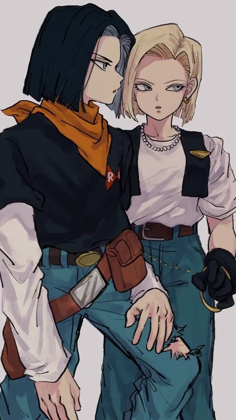 Tình anh em tuyệt vời của Android 17 and Android 18