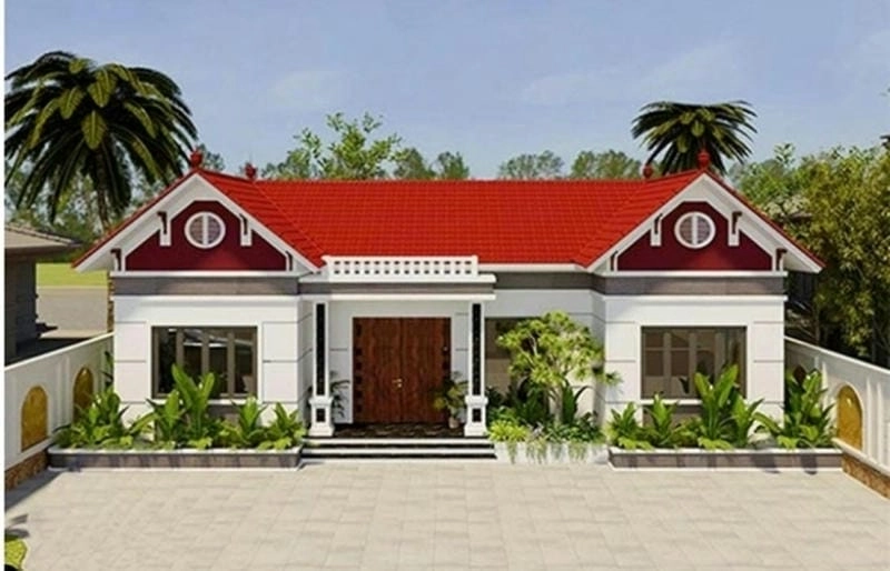 Ngắm nhìn mẫu nhà 3 gian mái thái đẹp nhẹ nhàng cuốn hút