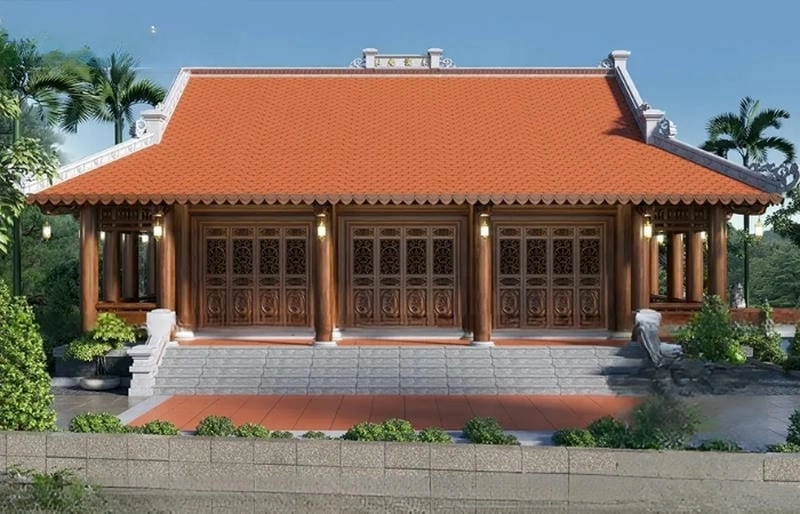 Tham khảo mẫu nhà 3 gian 2 chái đẹp thoáng rộng tiện nghi