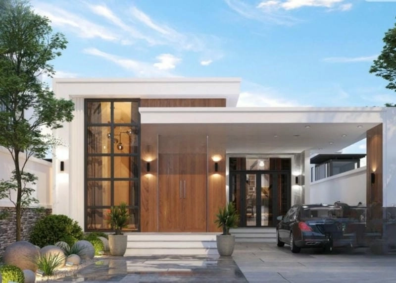 mẫu nhà ngang 5m đẹp thiết kế hài hòa tiện lợi