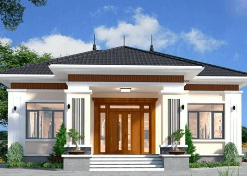 mẫu nhà ngang 10m sâu 5m chia phòng tiện nghi dễ dàng