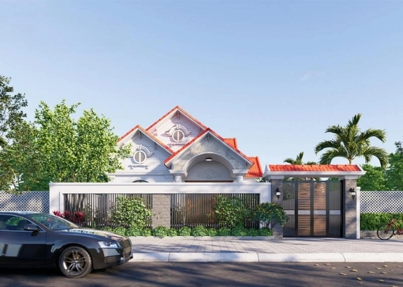 mẫu nhà ngang cấp 4 đẹp phù hợp gia đình Việt Nam