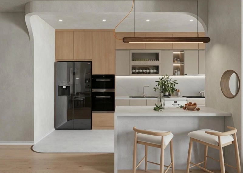 Không gian tràn ngập ánh sáng với scandinavian nội thất