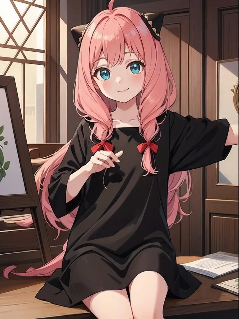 Fan tranh cãi về Anya anime sexy trong tranh