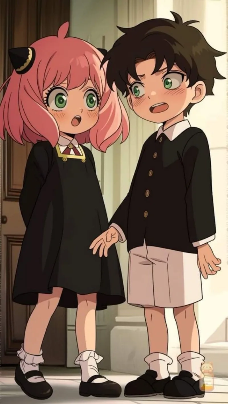 Những khoảnh khắc Anya x Damian cute siêu đáng yêu