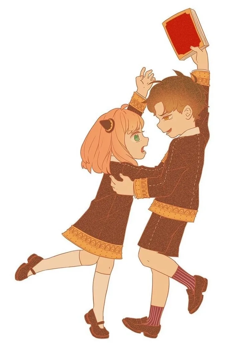 Tải ngay ảnh anime Anya và Damian chất lượng cao