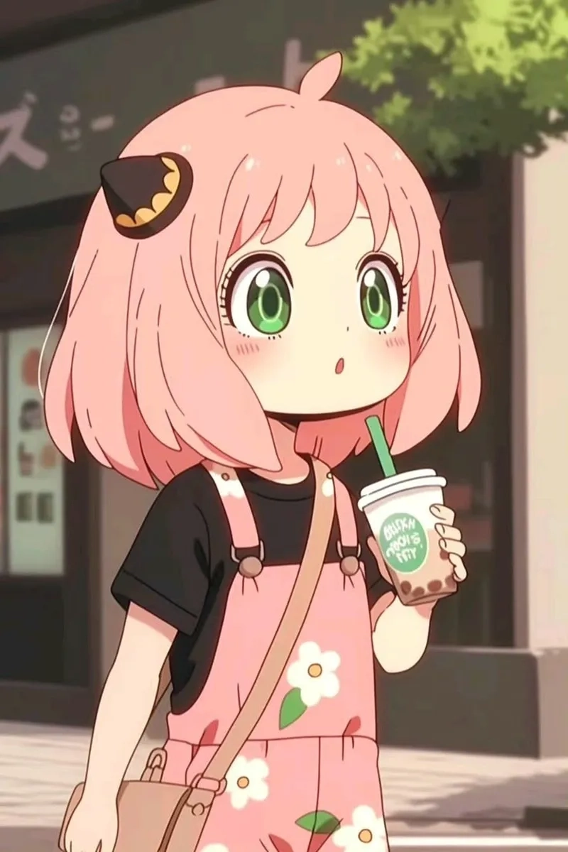 Visual siêu cấp đáng yêu từ bộ hình nền Anya Forger