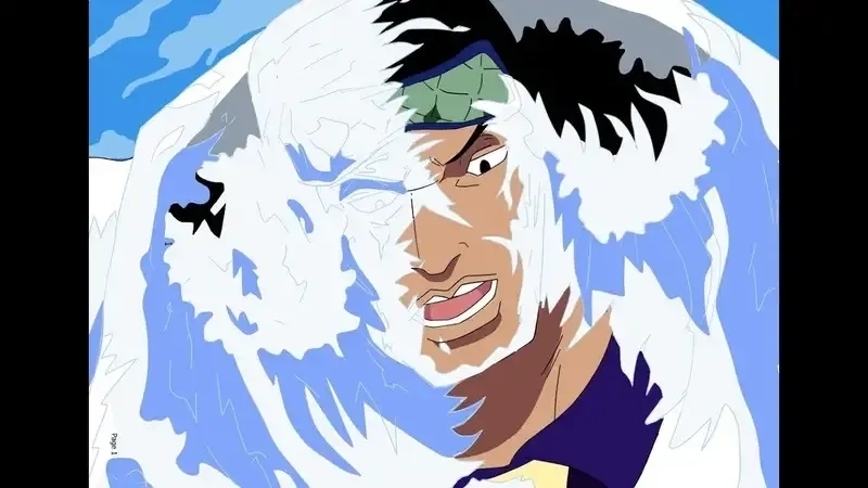 Garp vs Aokiji manga là trận chiến căng thẳng tại Hachinosu