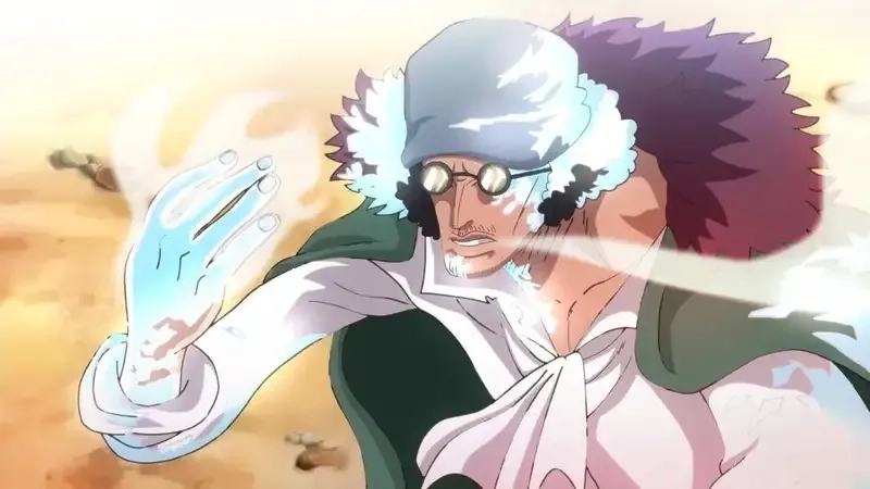 Aokiji Devil Fruit là Hie Hie no Mi cho phép điều khiển băng