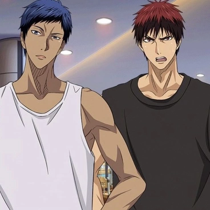 Khoảnh khắc Kuroko no Basket Aomine x Kagami đầy gay cấn