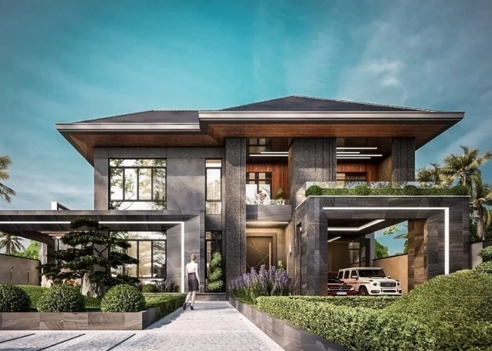 Tìm hiểu khái niệm về nhà biệt thự 2 tầng trong thiết kế