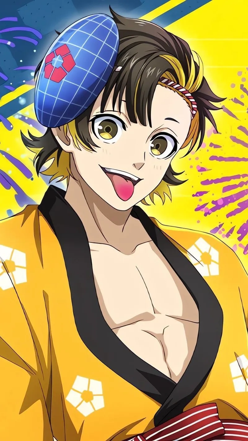 Hình ảnh Bachira Meguru với nhiều phong cách và biểu cảm khác nhau