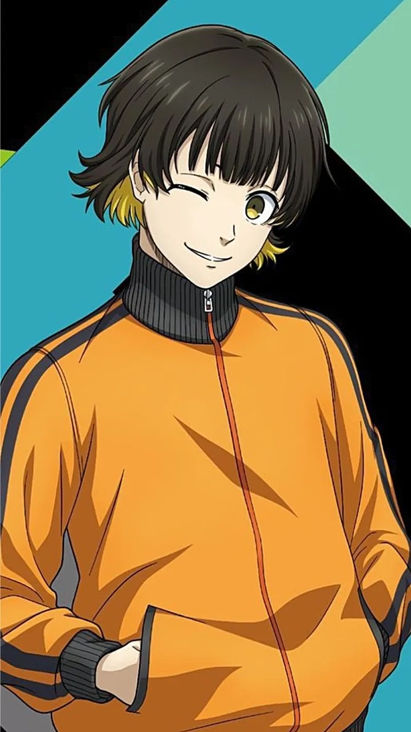 Kiểu tóc Bachira hai màu đen vàng tạo nên hình ảnh độc đáo riêng