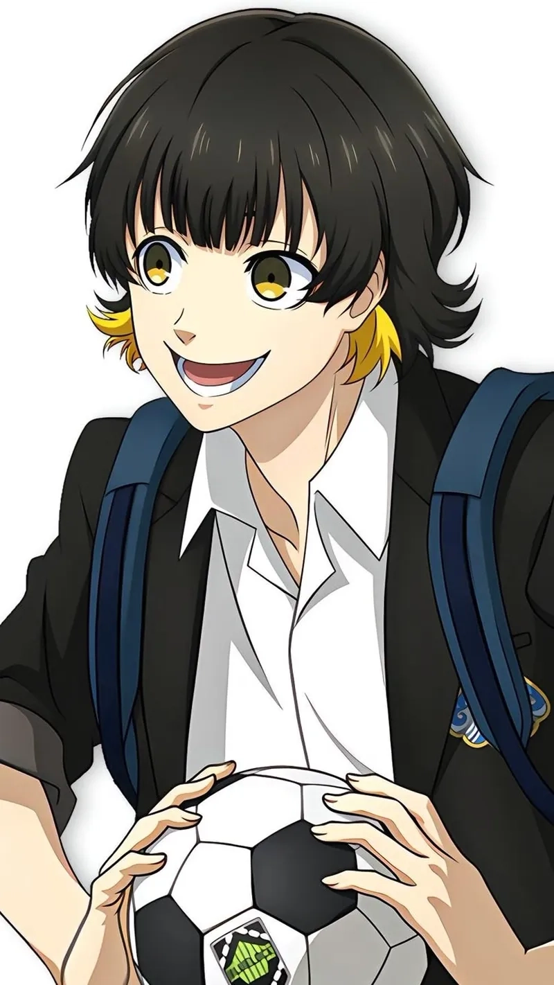 Chiều cao của Bachira Meguru khoảng 176 cm cân đối với vị trí tiền đạo