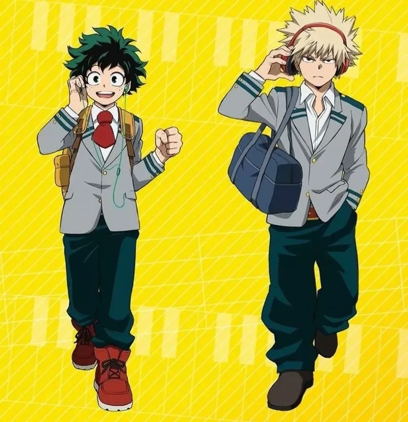 Từ kẻ thù đến đồng đội giữa Deku và Bakugo đầy cảm xúc