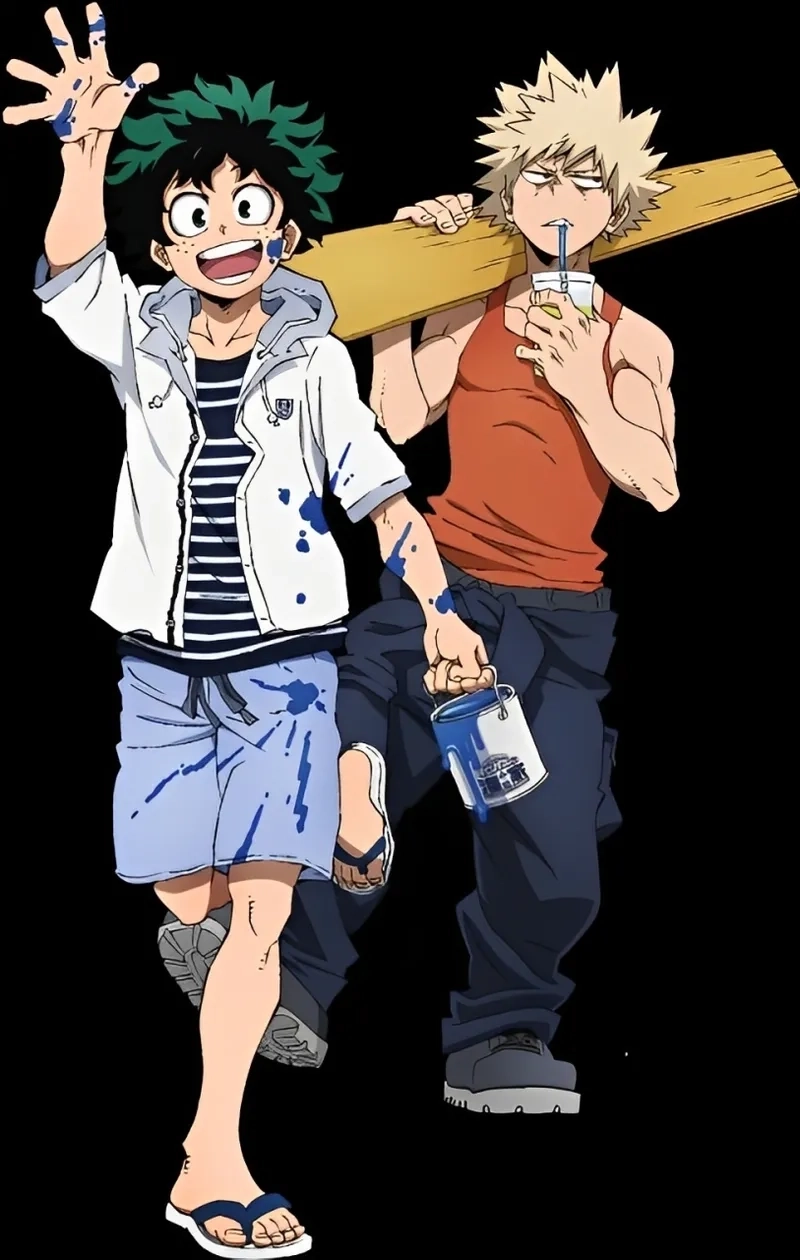 Khoảnh khắc chiến đấu đầy cảm xúc giữa Bakugo Deku