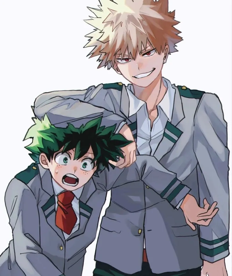 Cặp đôi Izuku x Bakugou là chủ đề fanart được yêu thích