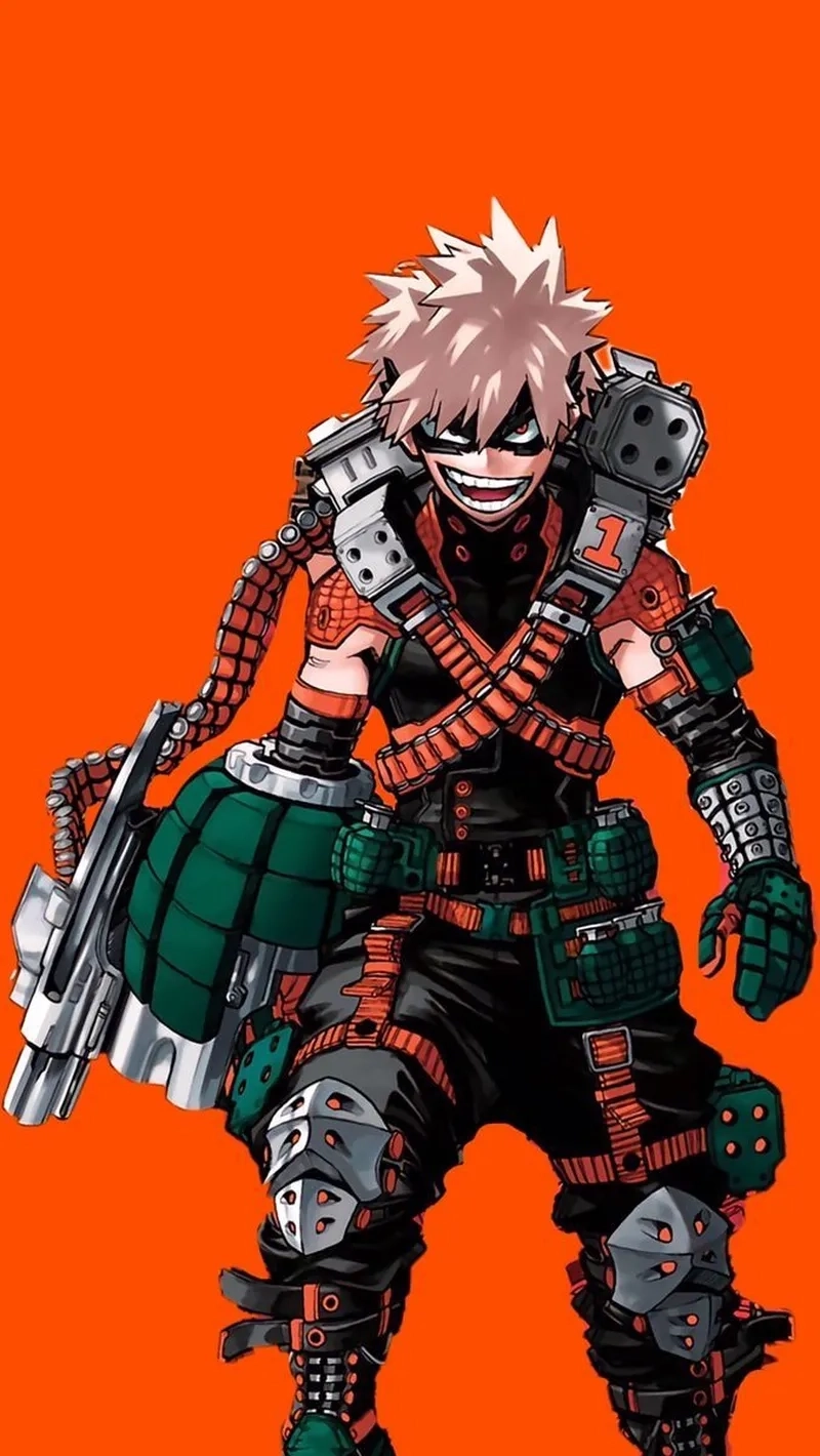 Thân hình Bakugo body săn chắc và mạnh mẽ