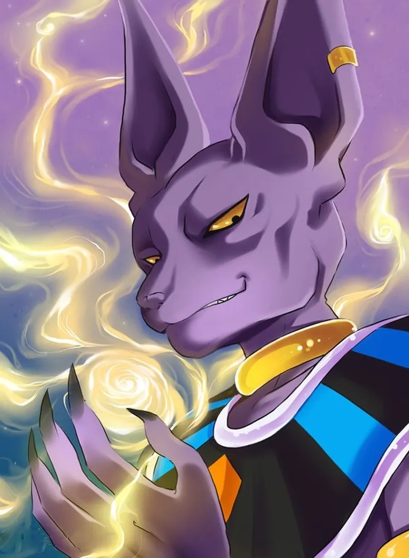 Phiên bản siêu đáng yêu nhưng đầy sức mạnh của Beerus mèo