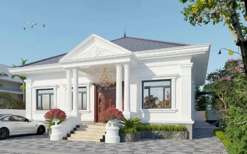 mẫu nhà biệt thự cấp 4 hiện đại lựa chọn thông minh tiện nghi