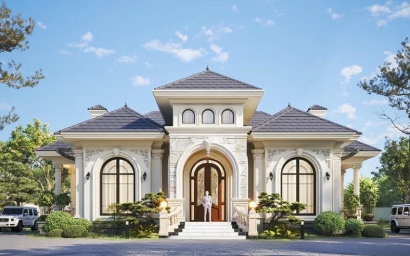 mẫu nhà biệt thự vườn cấp 4 gần gũi thiên nhiên Việt Nam