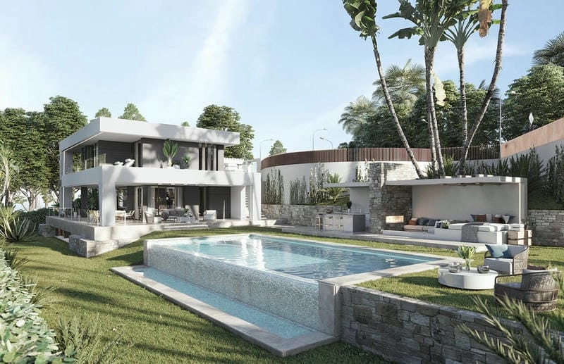 mẫu biệt thự nhà vườn 2 tầng mái thái sang trọng đón gió mát lành