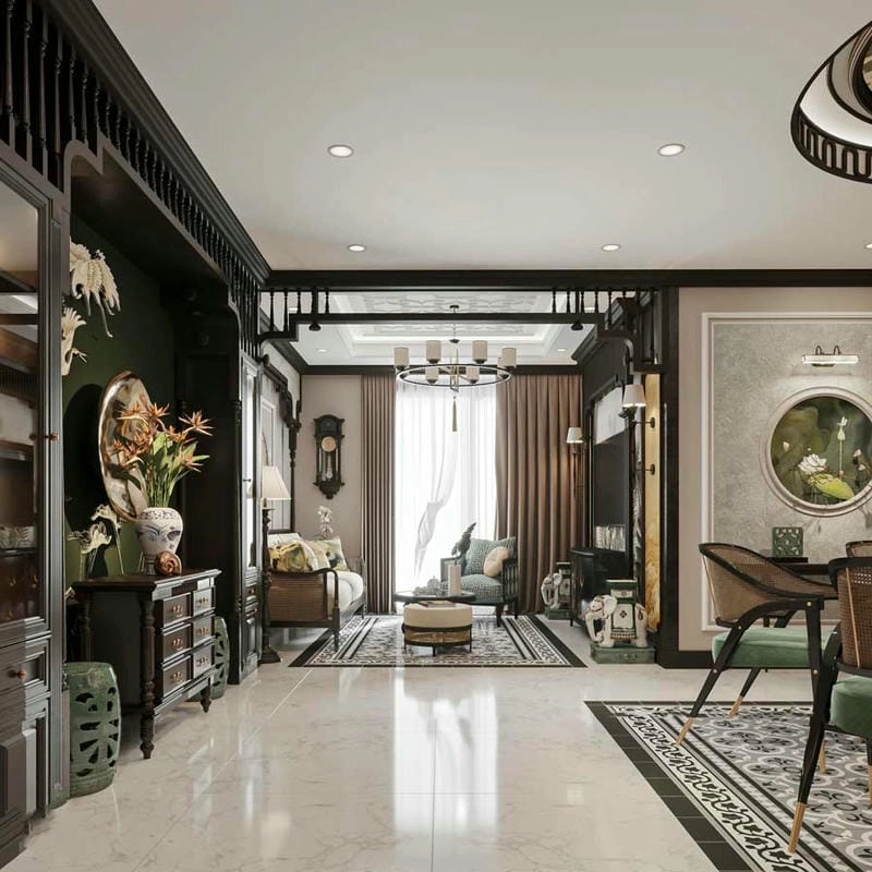 Đậm đà dấu ấn đồ nội thất indochine